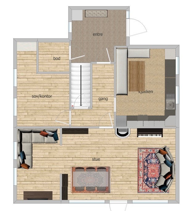 Hovedetasje Galleribilde