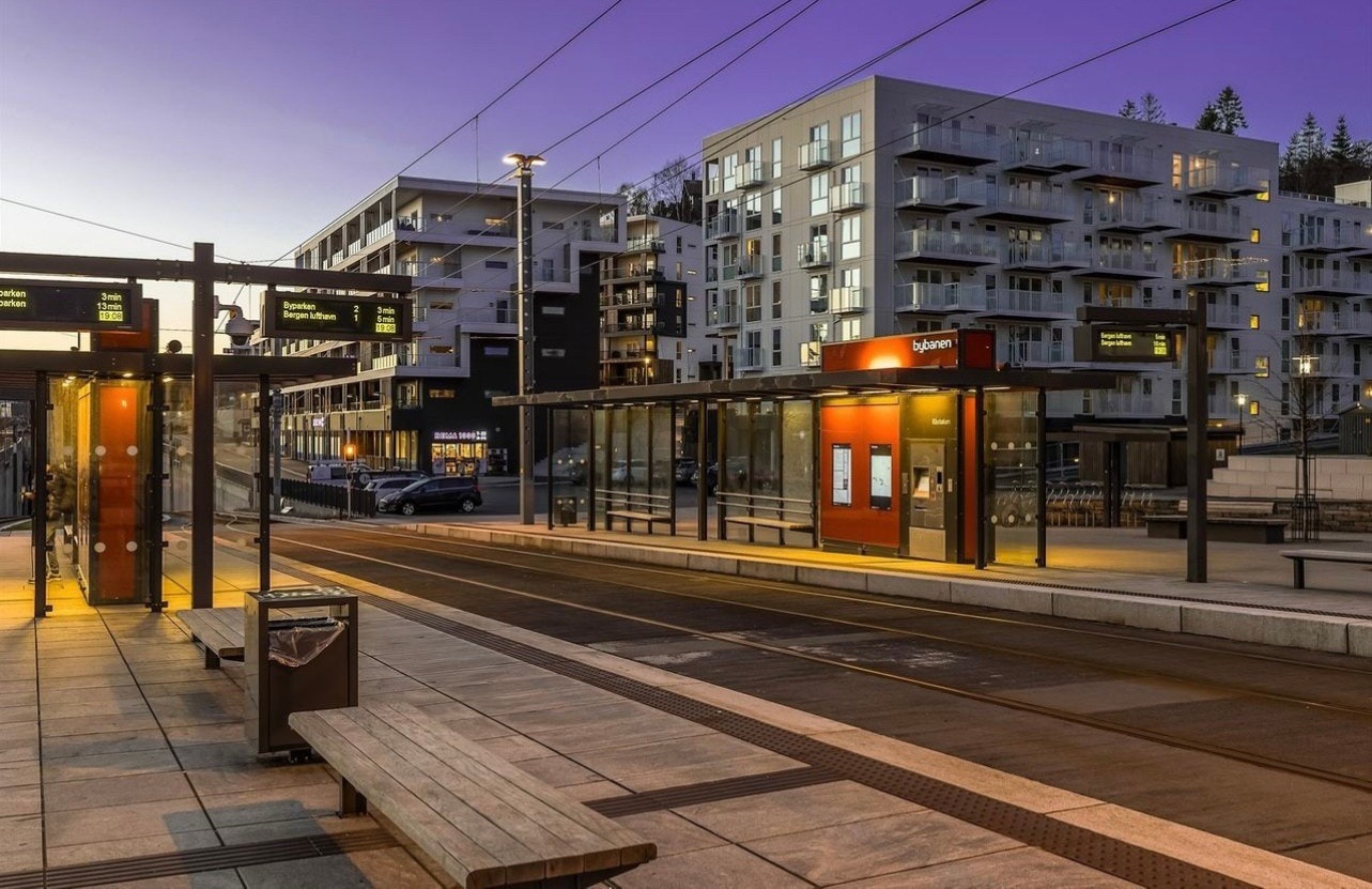 Råstølen bybanestopp Galleribilde