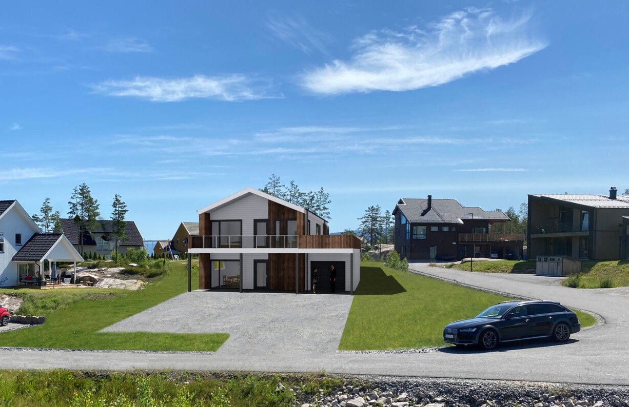 Illustrasjon som viser eksempel på bebyggelse Galleribilde