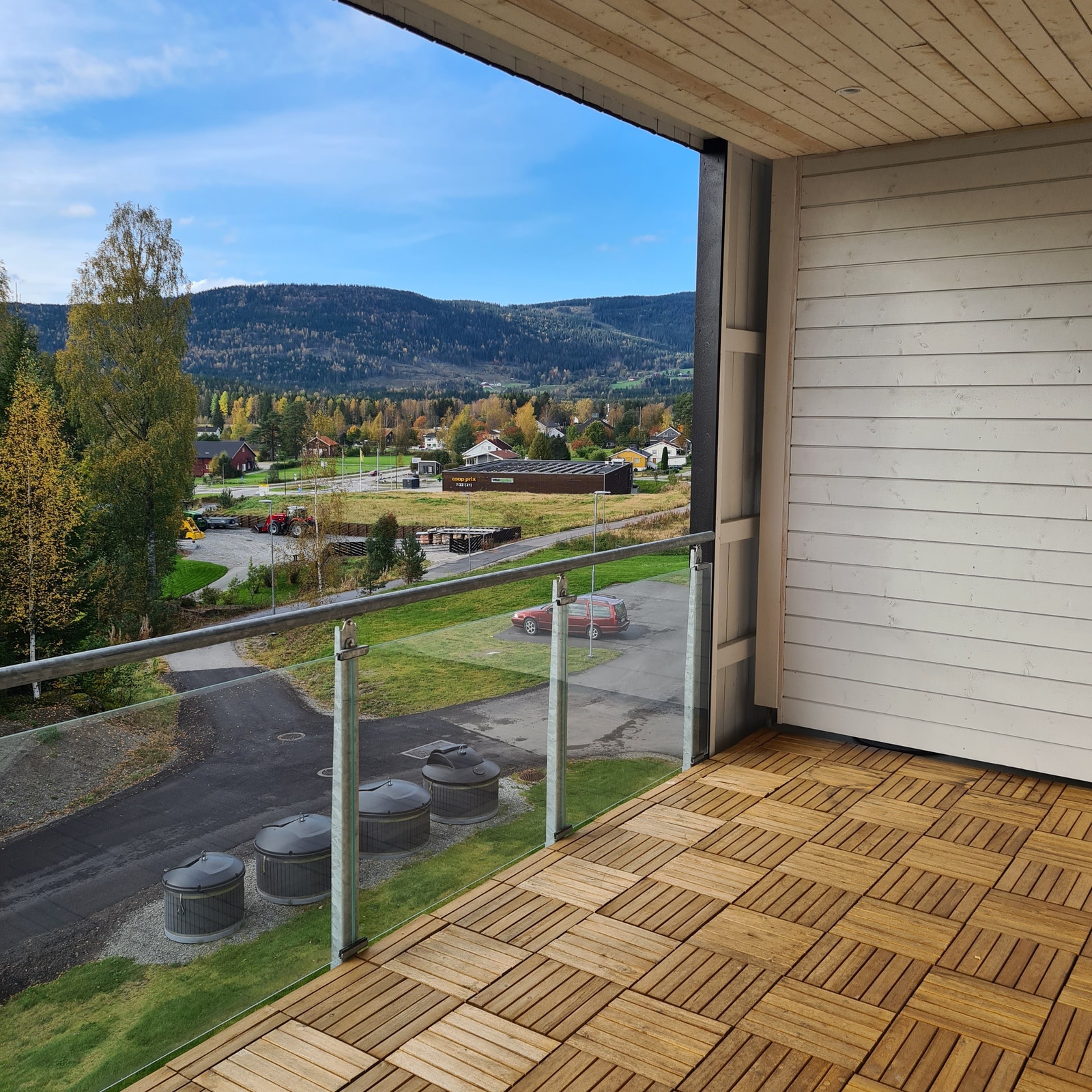 Utsikt fra terrasse Galleribilde