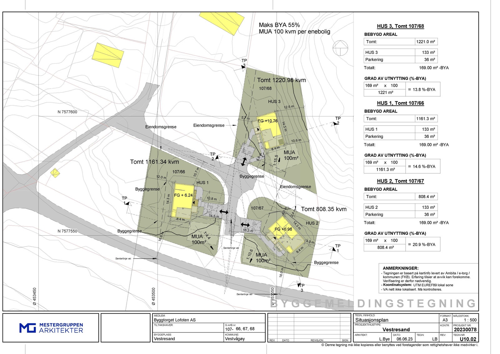 Situasjonsplan Galleribilde