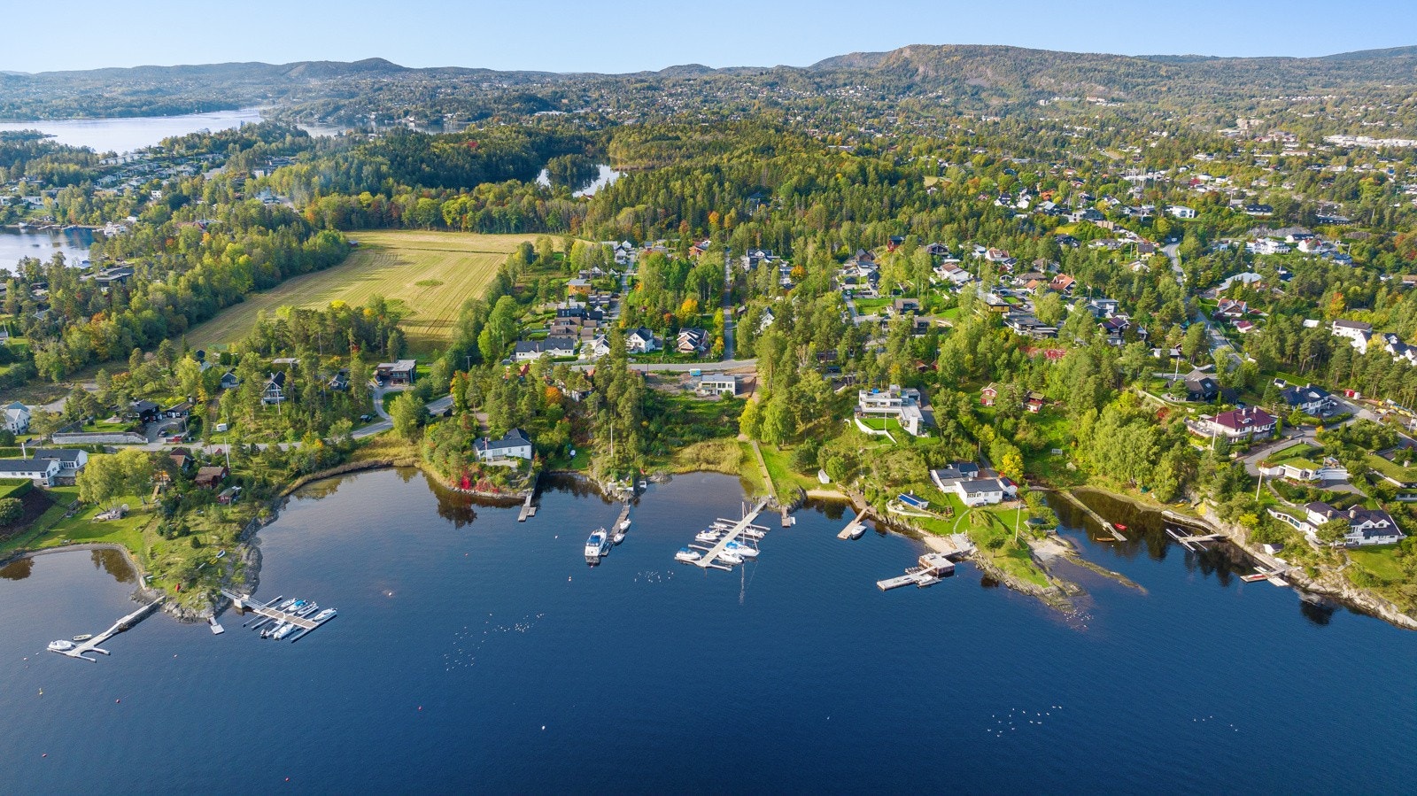 Sett fra sjøen Galleribilde