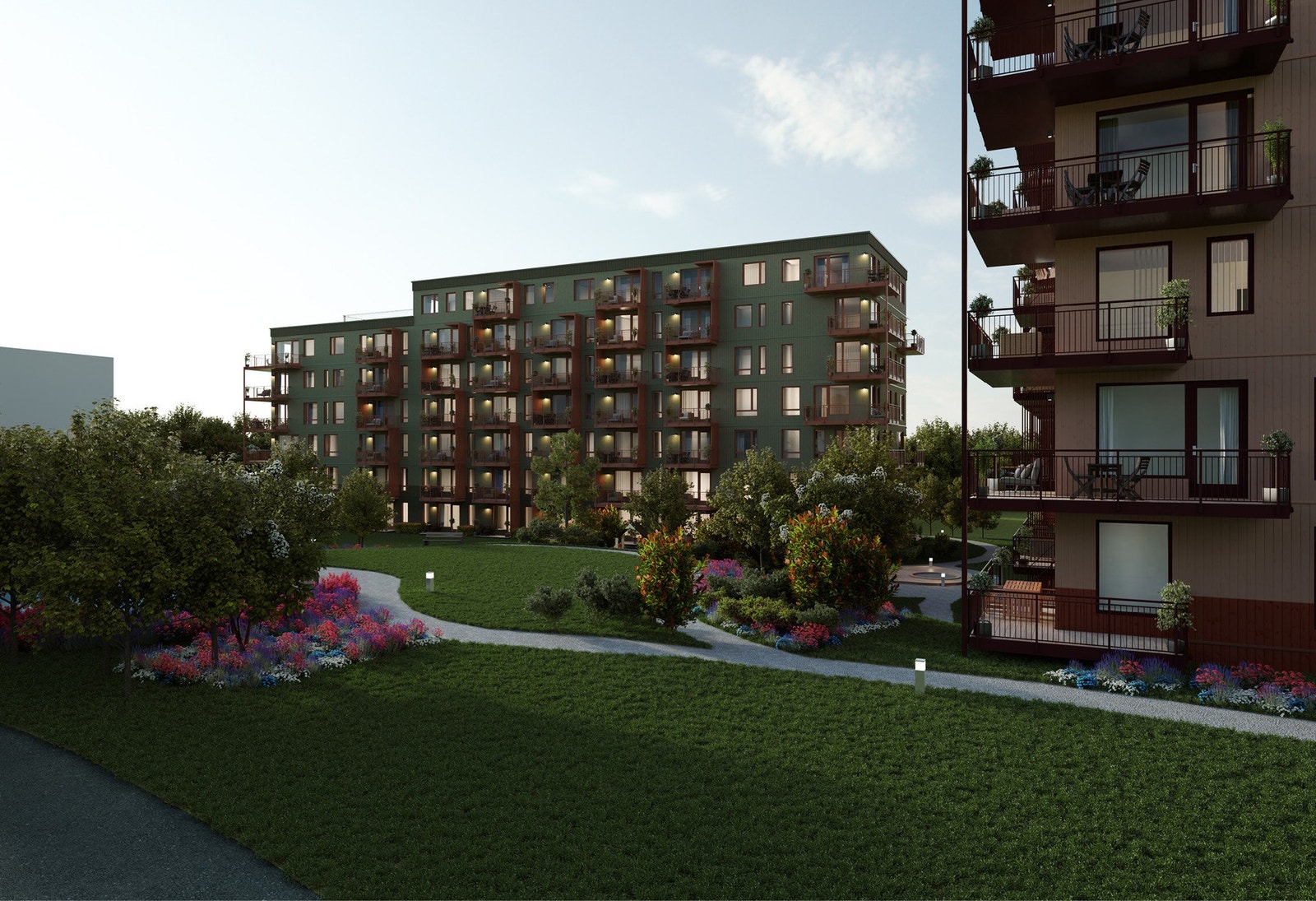 Alle boligene i et yippi-bygg har universell utforming og er tegnet for å gi deg mest mulig romfølelse. Med åpne løsninger, store vindusflater, og utgang til egen balkong har du alt du trenger. Galleribilde