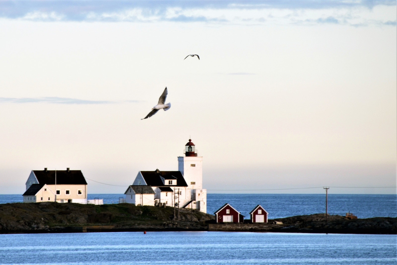 Homborsund fyr Galleribilde