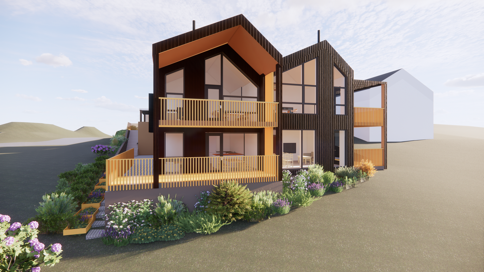 Perspektiv fra hage Galleribilde