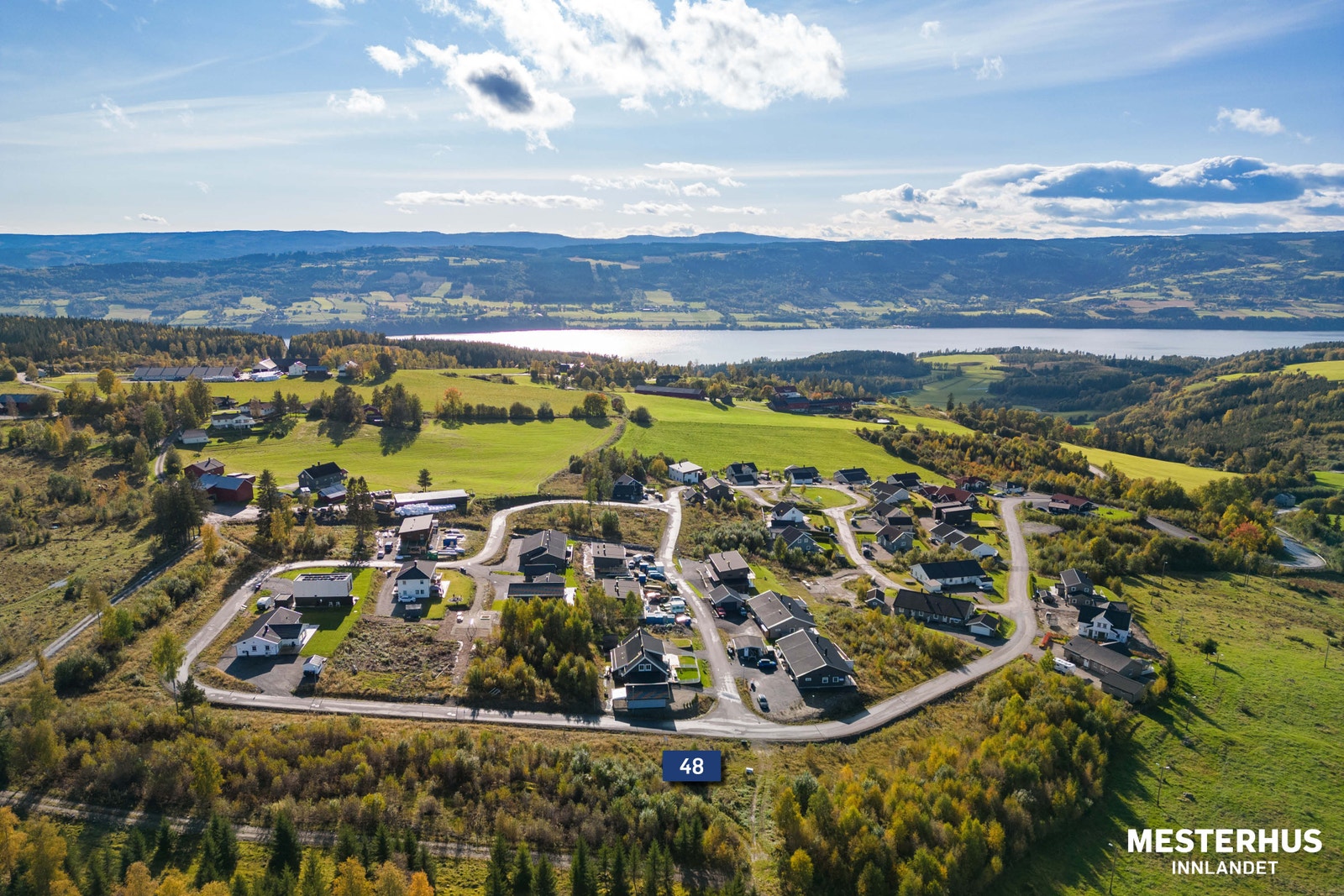 Velkommen til Almslia på Brøttum_Markert tomt Galleribilde