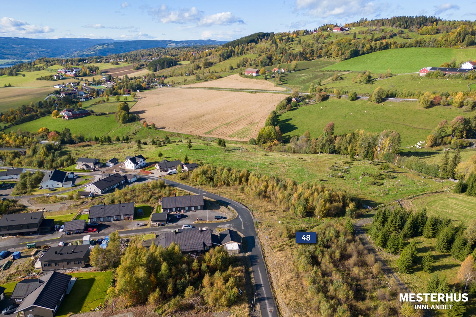 Velkommen til Almslia på Brøttum_Markert tomt Galleribilde