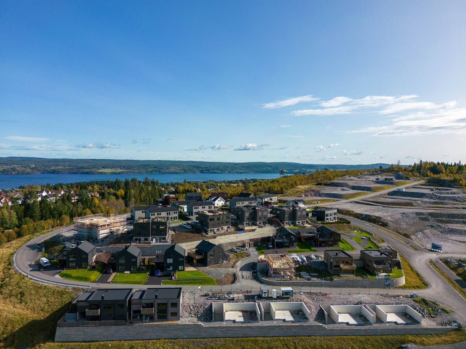 Dronebilde Høgåsen. Galleribilde