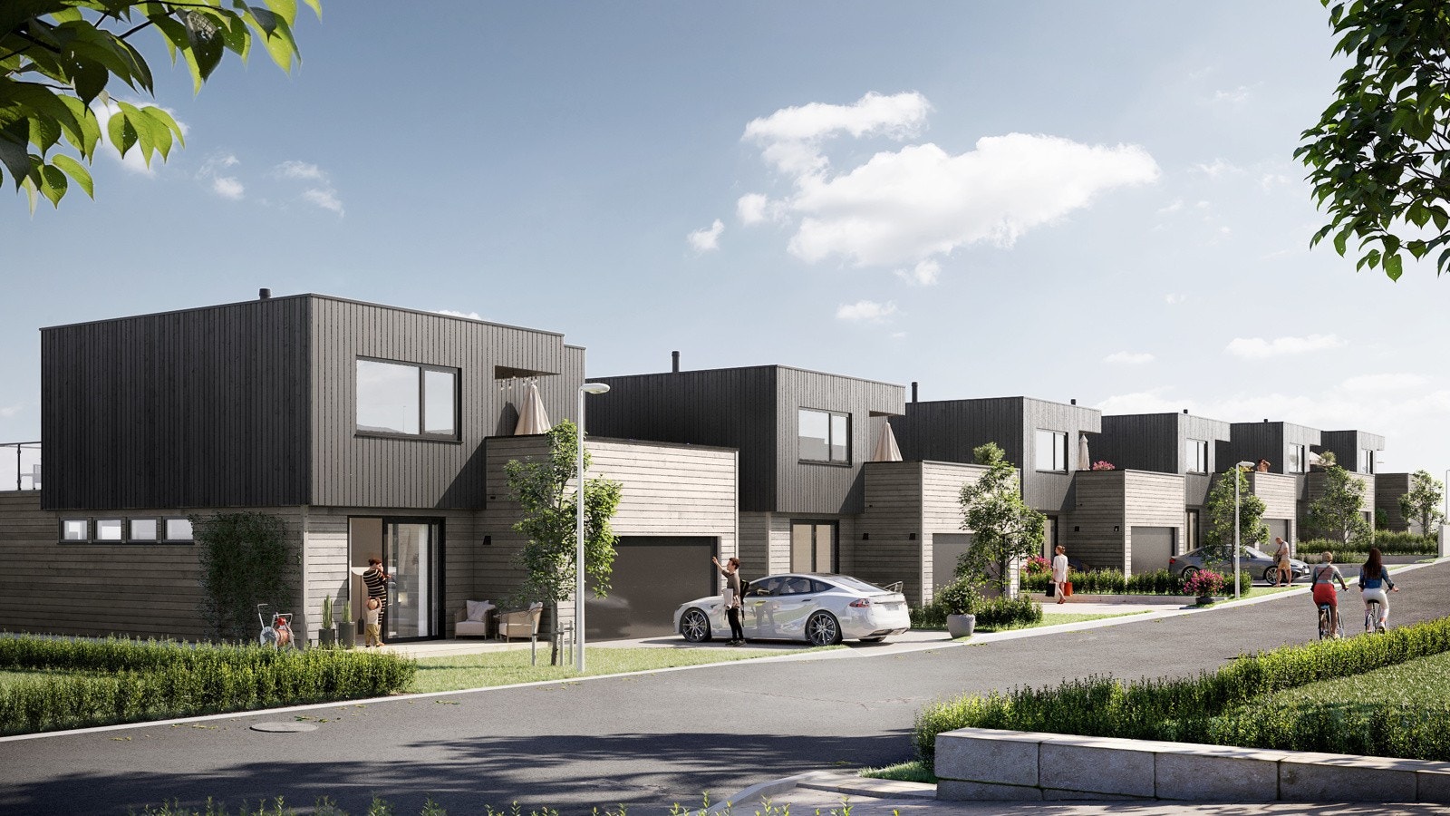 Velkommen til Sporafjell BF4 og BF5. Flotte innholdsrike boliger med dobbel garasje. Galleribilde