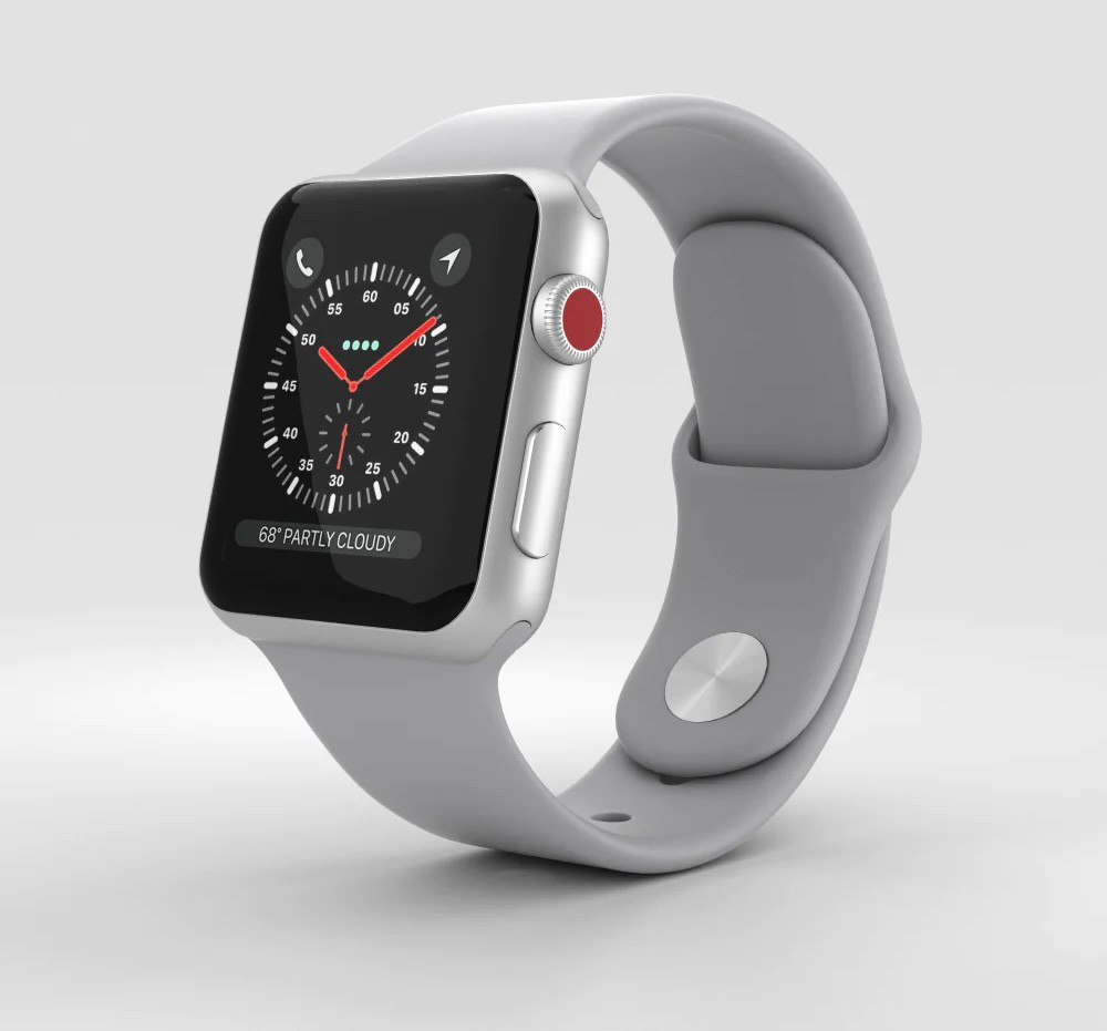 Apple Series 3 Silver shops 38mm Smart Watch