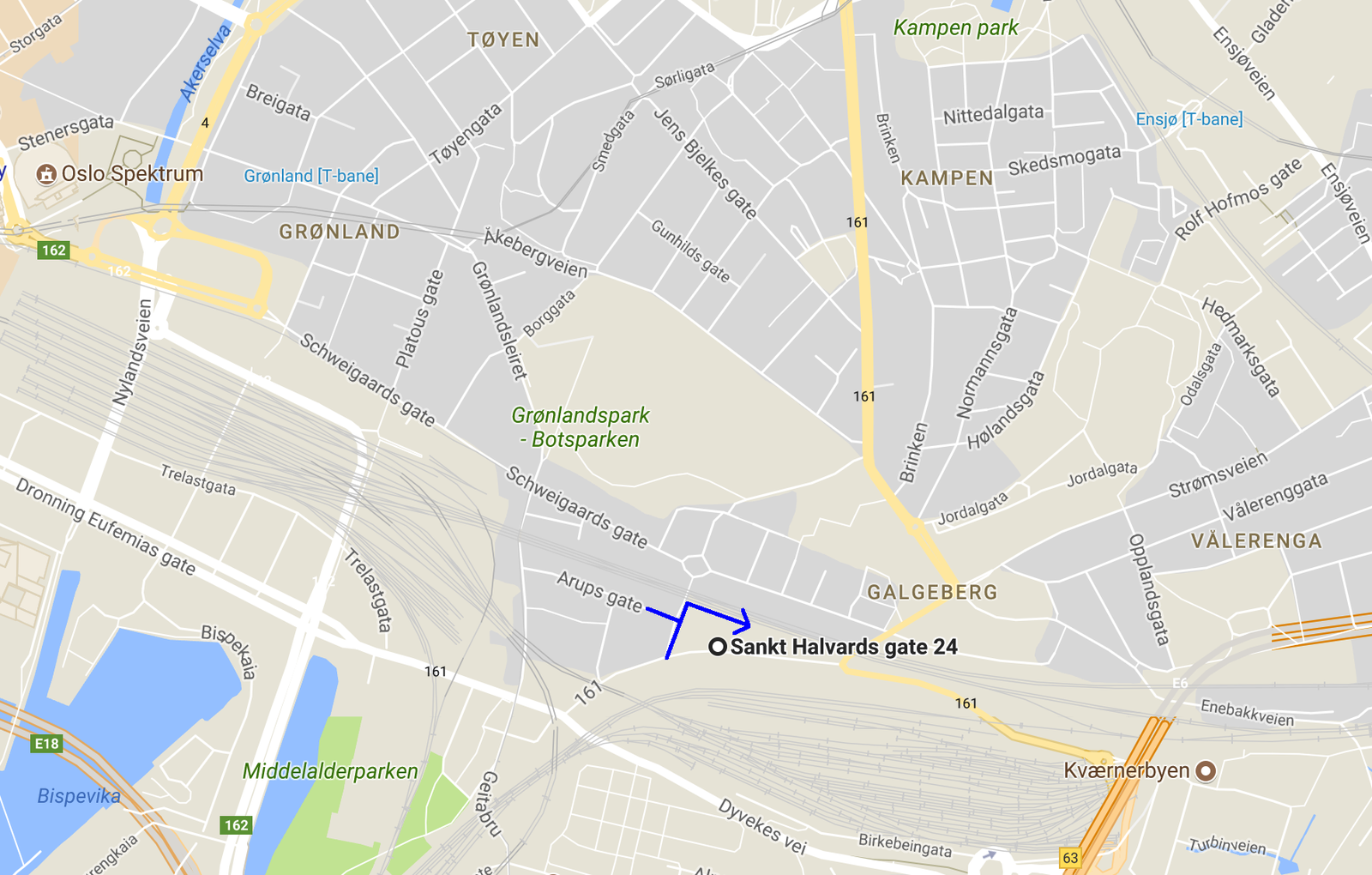 Innkjørsler Galleribilde