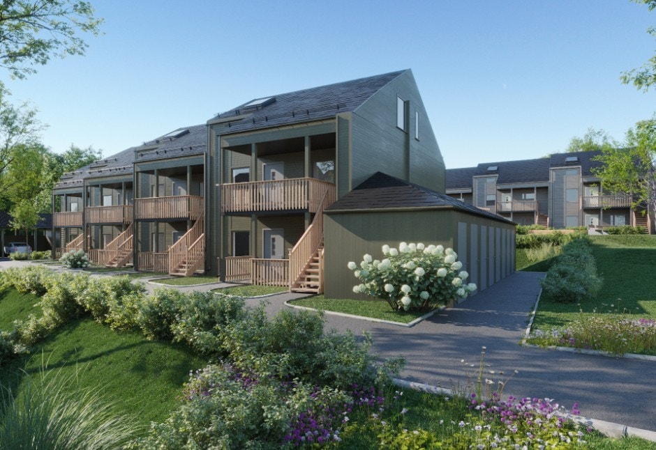 Illustrasjon av Bygg F Galleribilde