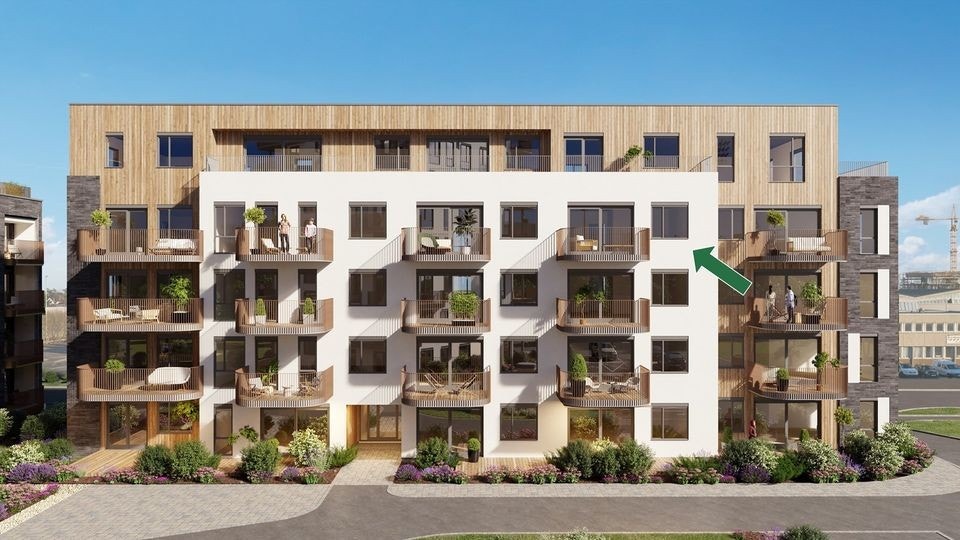 Leiligheten ligger i 4. etasje og har vestvendt balkong. Galleribilde