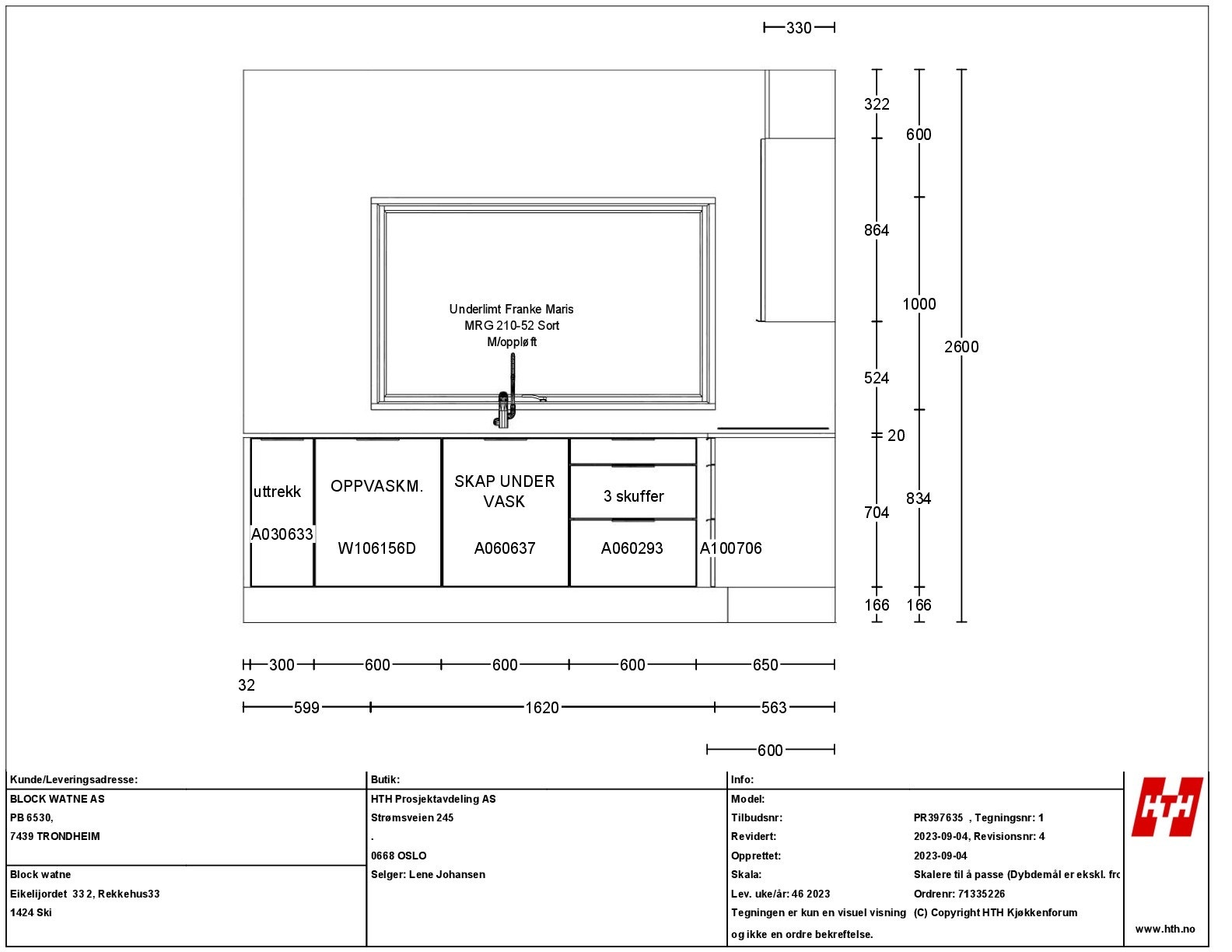 Her vises forslag til oppgradering av kjøkken via tilvalg. Galleribilde