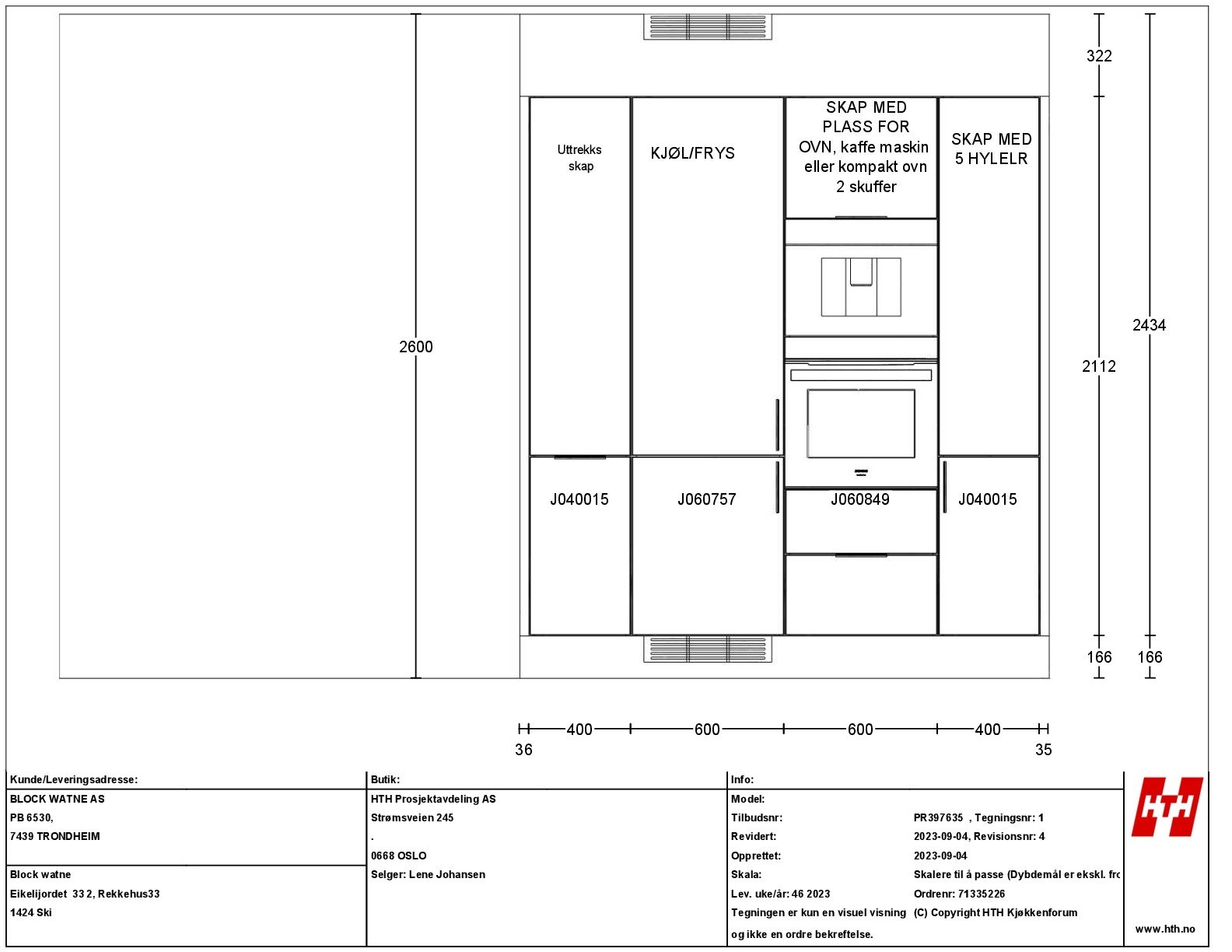 Her vises forslag til oppgradering av kjøkken via tilvalg. Galleribilde