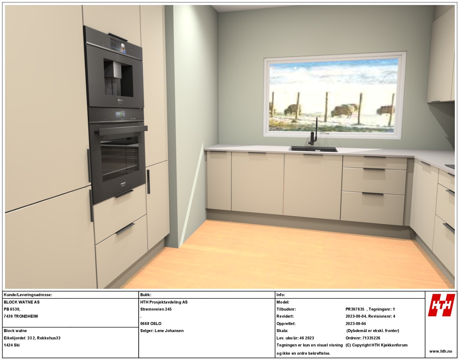 Her vises forslag til oppgradering av kjøkken via tilvalg. Galleribilde