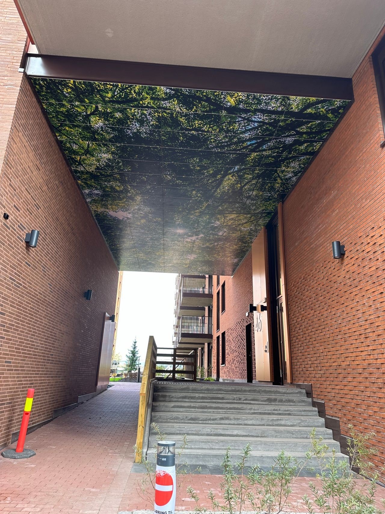 Inngangsparti inn til leiligheten Galleribilde