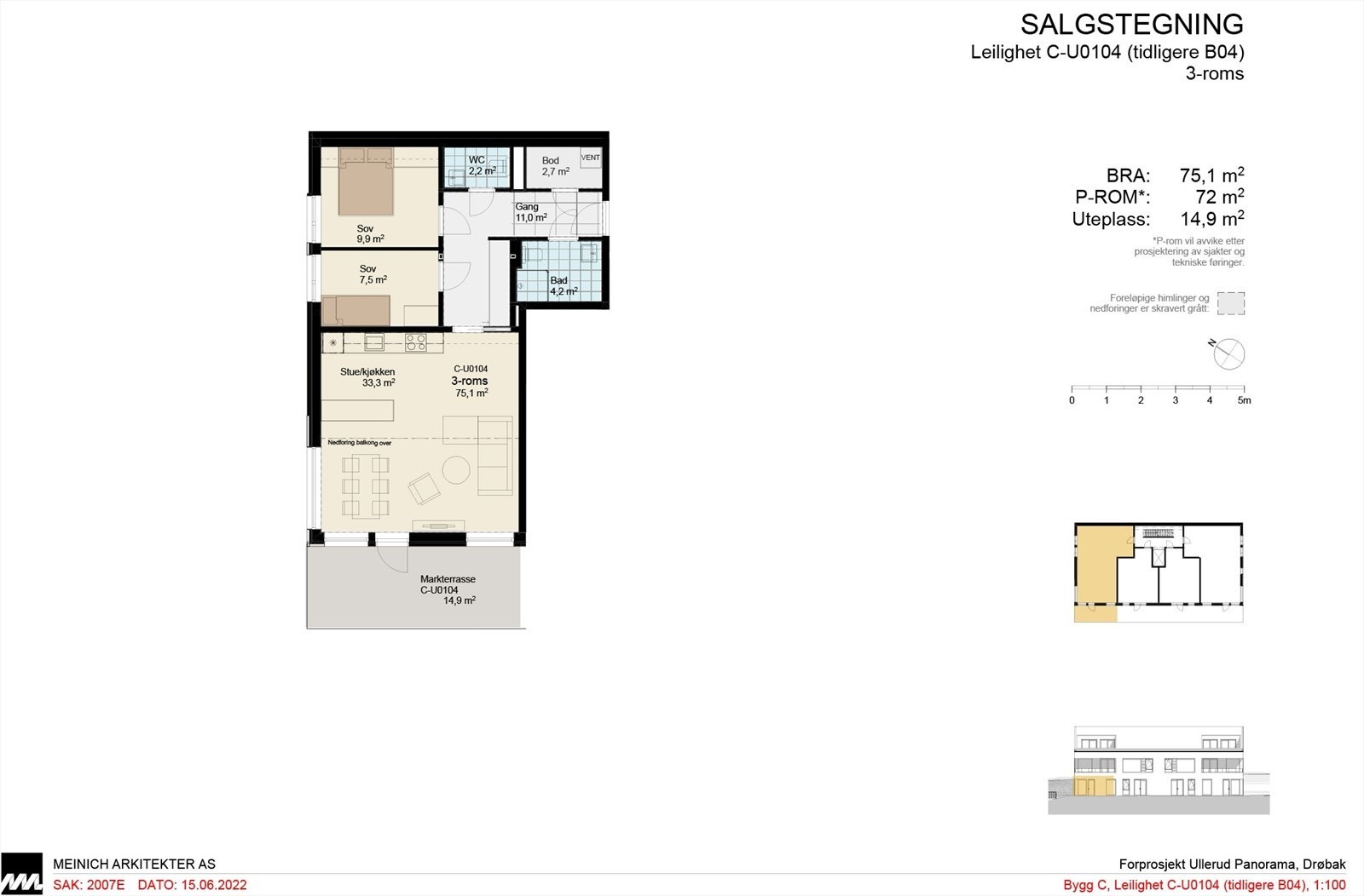 Plantegning Galleribilde