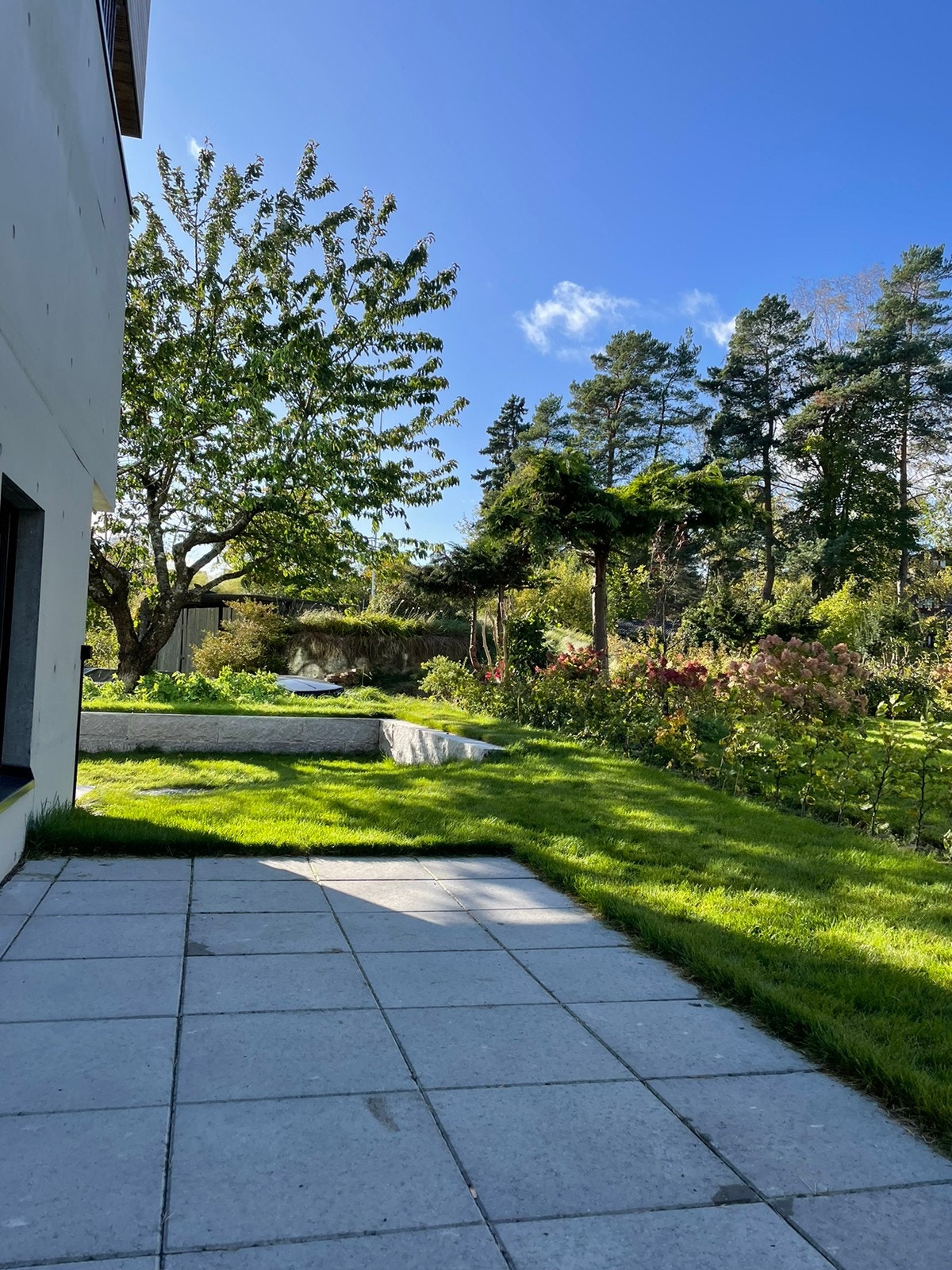 Solfylt uteplass for hybel (skal møbleres) Galleribilde