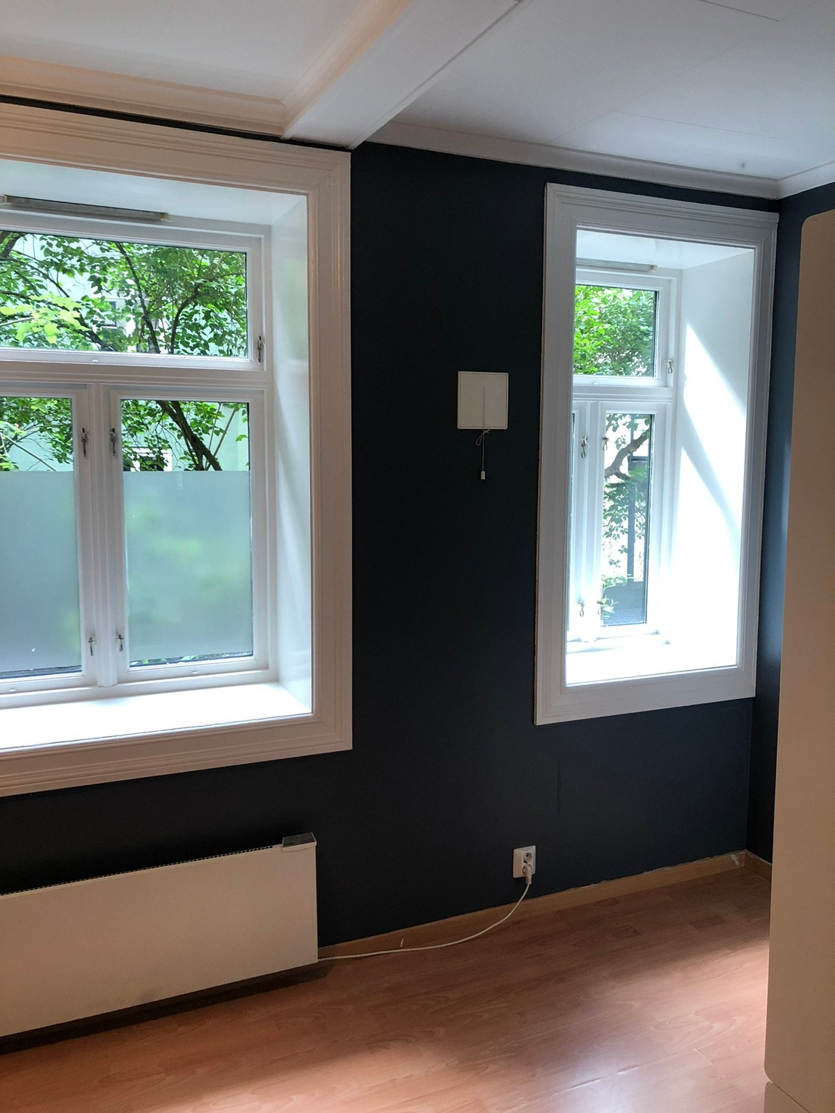 Soverom mot stille og rolig bakgård Galleribilde