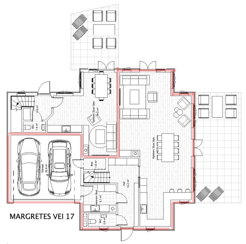 Margretes vei 17 - 1 etg. Galleribilde