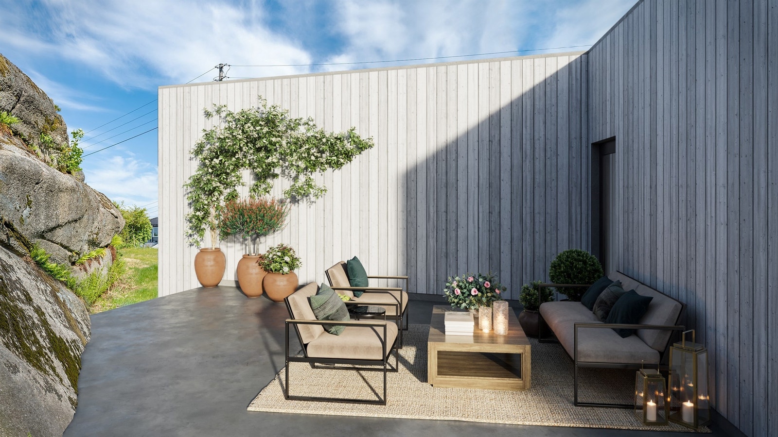 Usjenert og solrikt Galleribilde