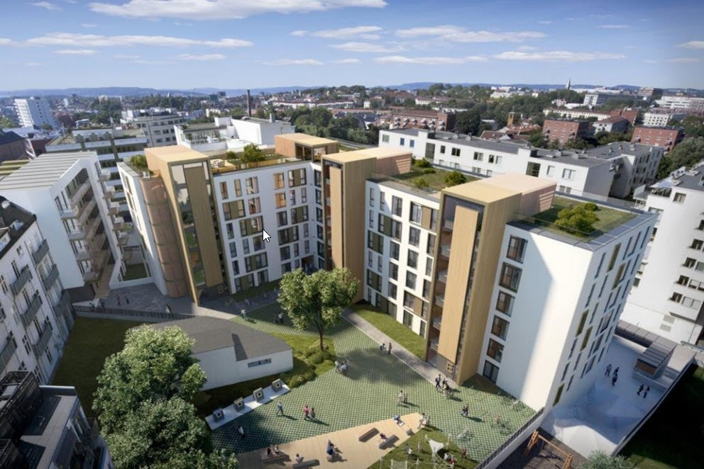 Nytt leilighetskompleks fra 2020 Galleribilde
