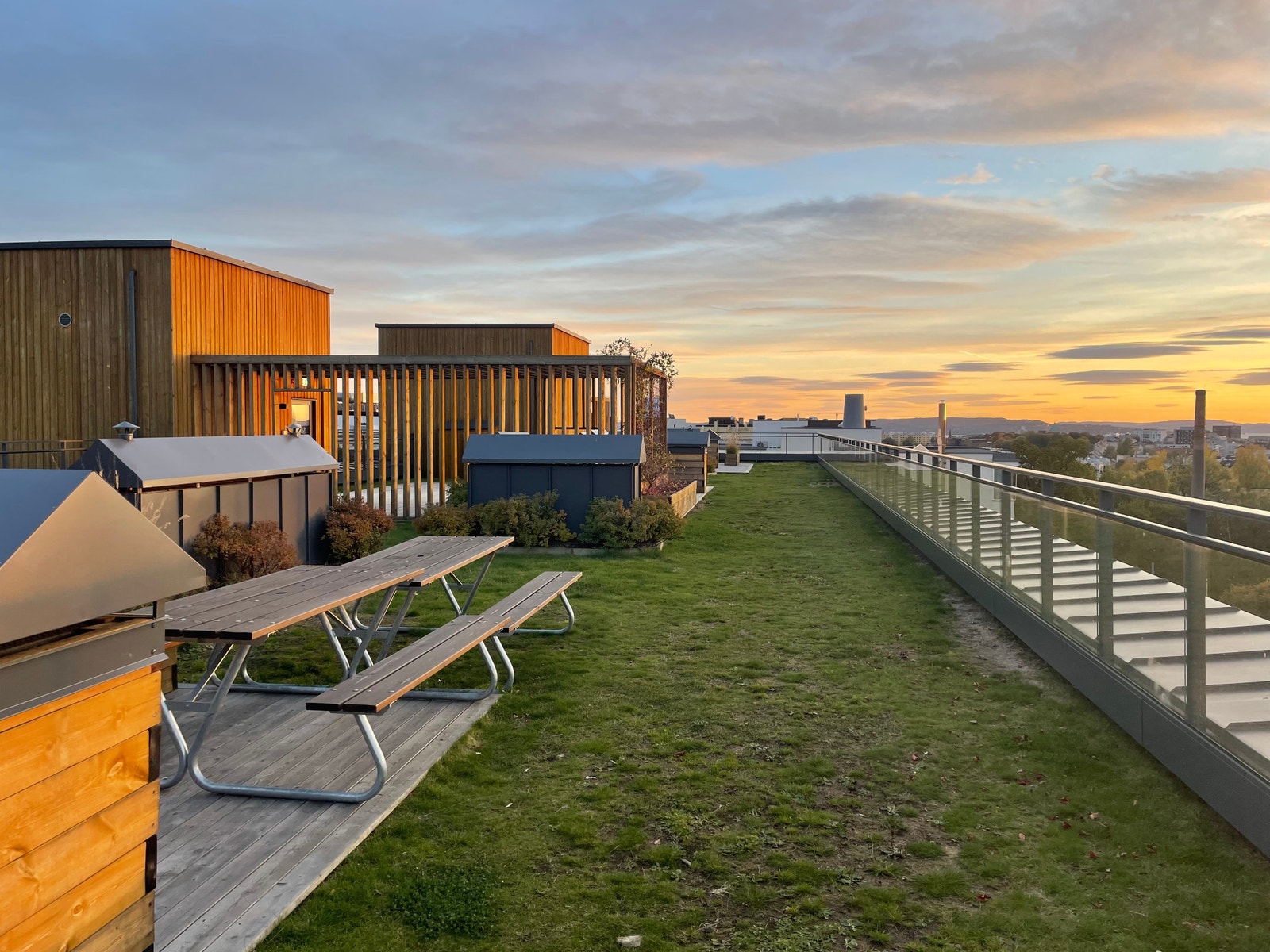 Felles takterrasse for hele bygningen Galleribilde