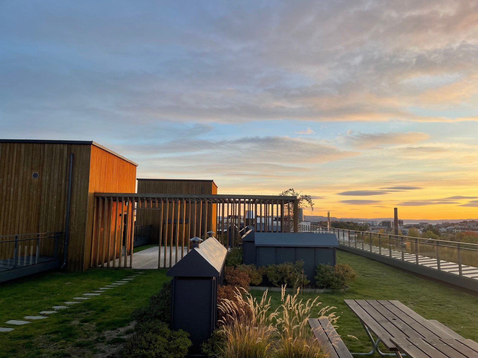 Felles takterrasse for hele bygningen Galleribilde