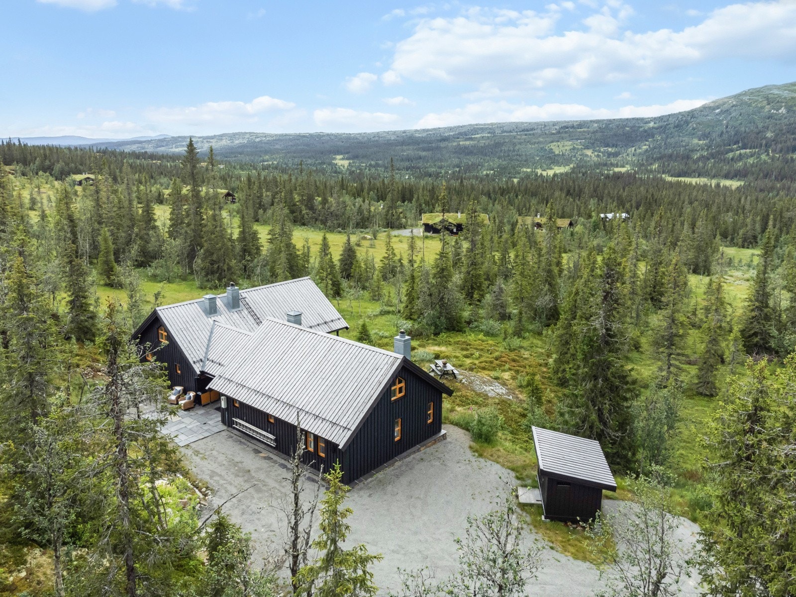 Dronebilde fra Nordøst Galleribilde