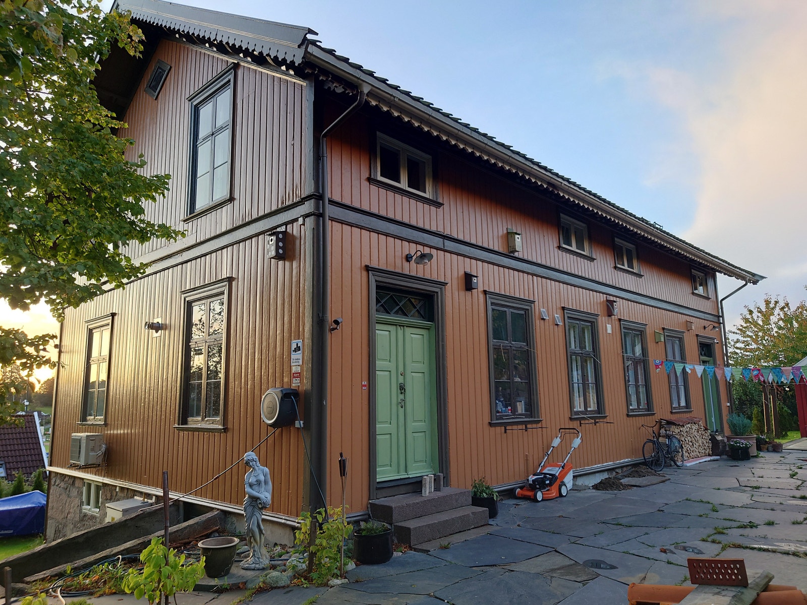 Del av historisk villa 1862 Galleribilde