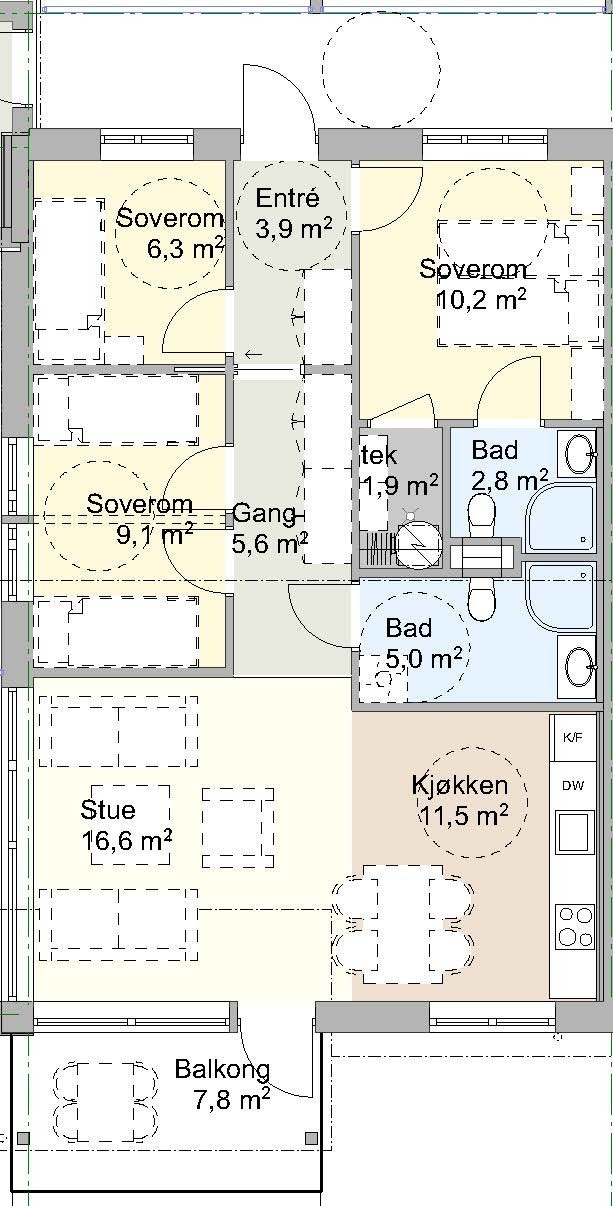 Plantegning C3 Galleribilde
