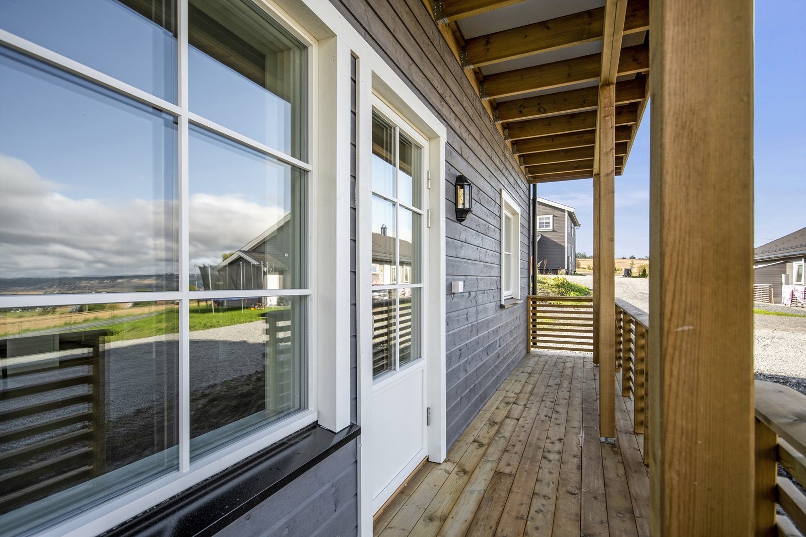 Verandaene er oppført i impregnerte materialer. Galleribilde