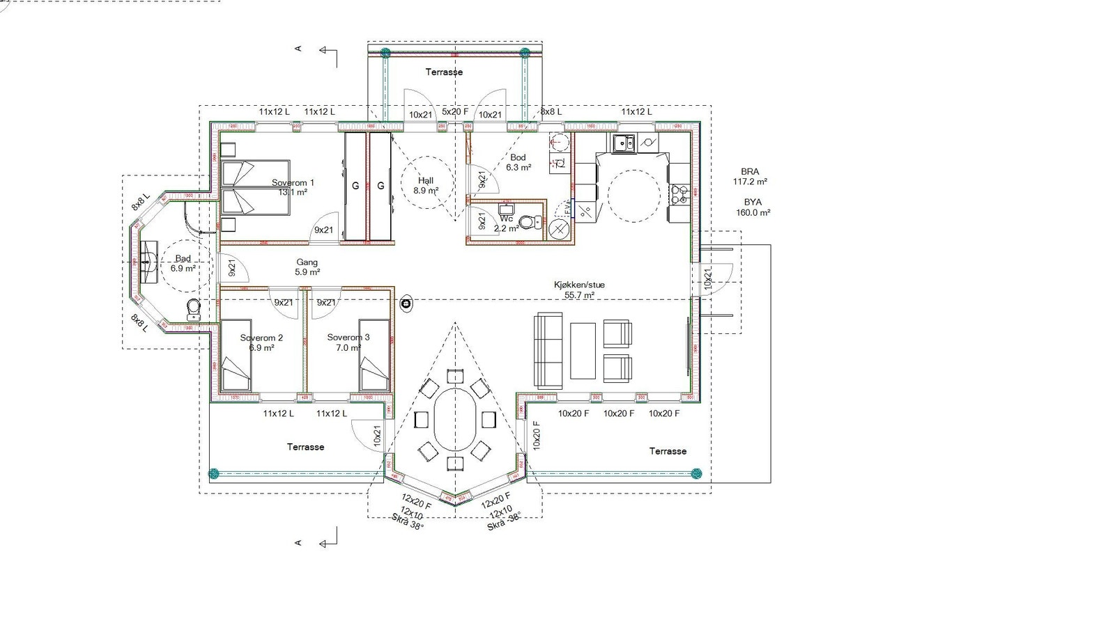 Plantegning Galleribilde