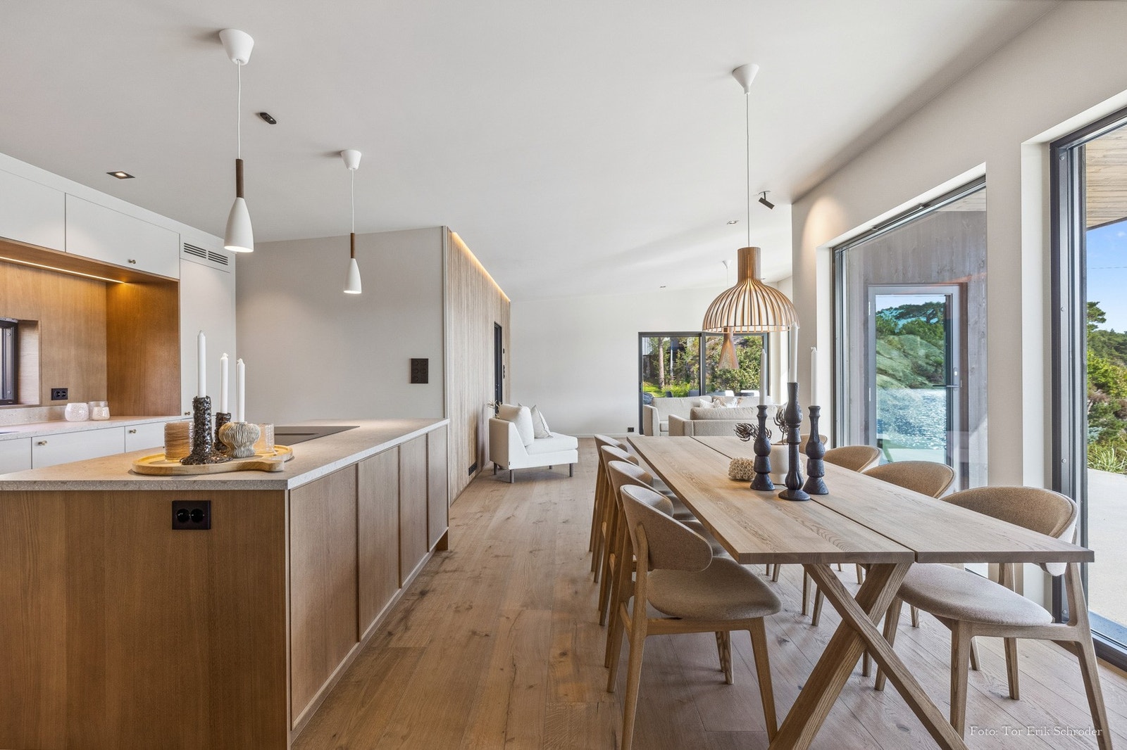 Fra kjøkken mot stue Galleribilde