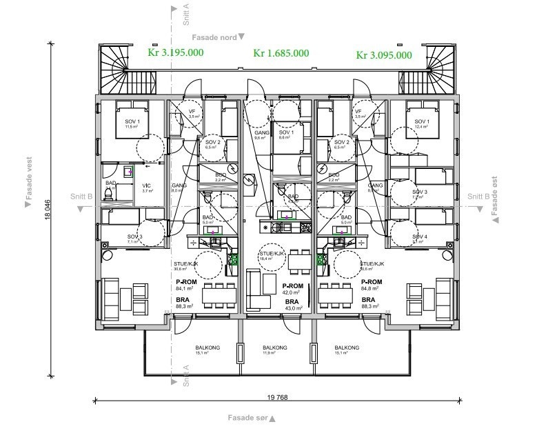 Rømløsning leiilighet 2.etg Galleribilde