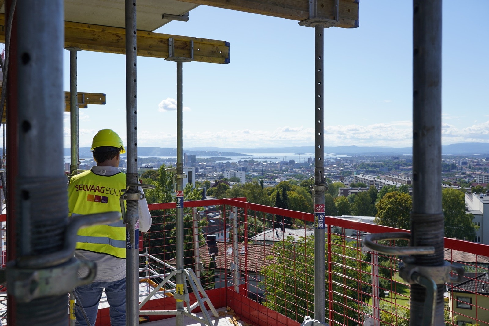 Foto fra en (snart klar) balkong i hus F Galleribilde