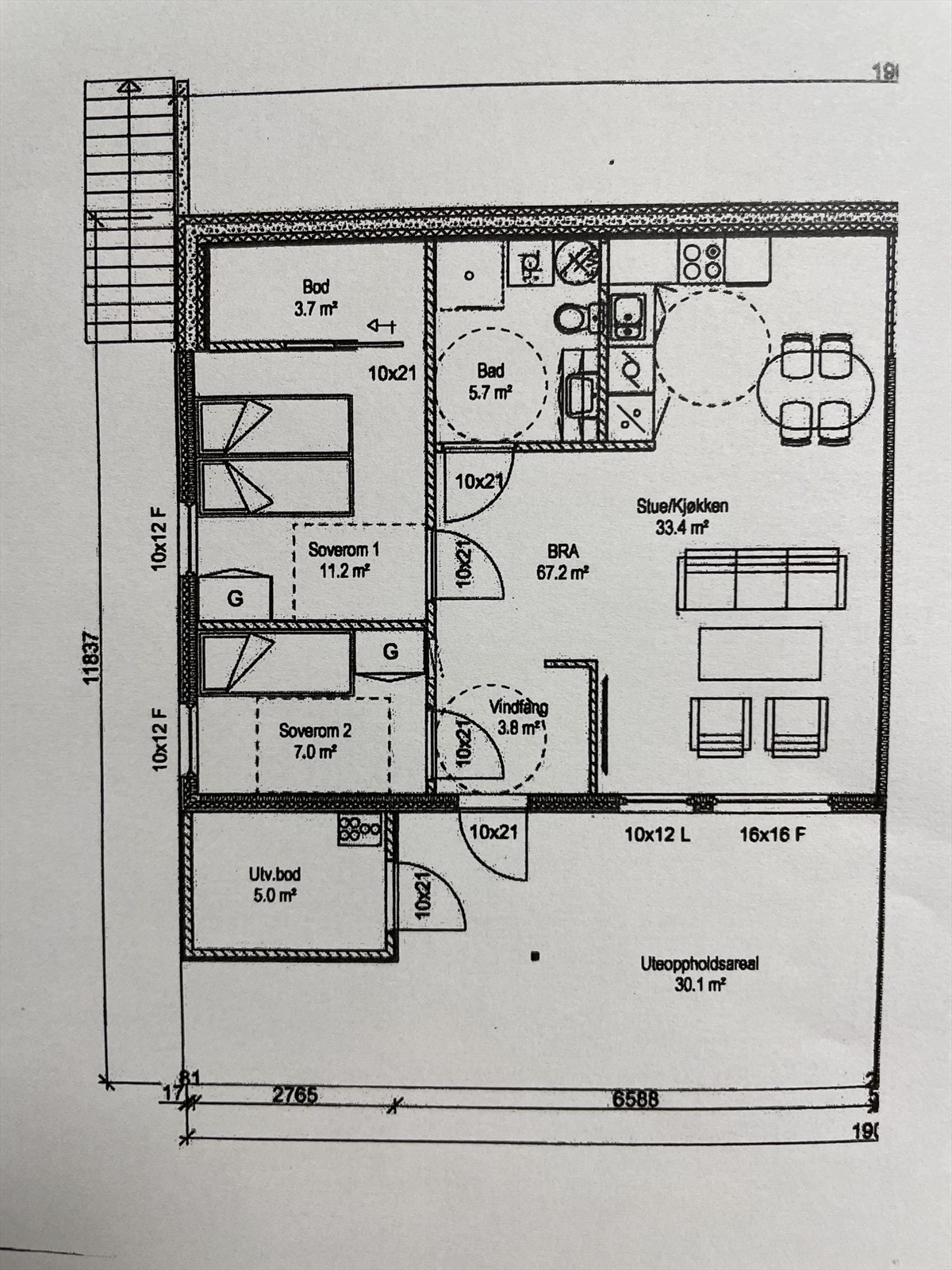 Svehaugen 27 A Plantegning Galleribilde