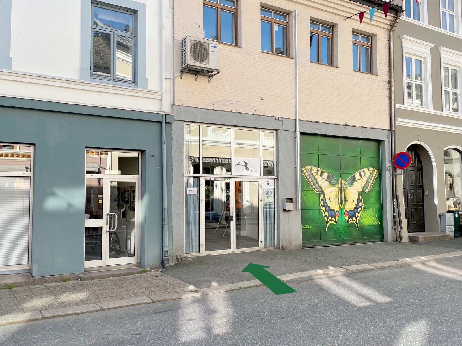 Inngang Torvgaten Galleribilde