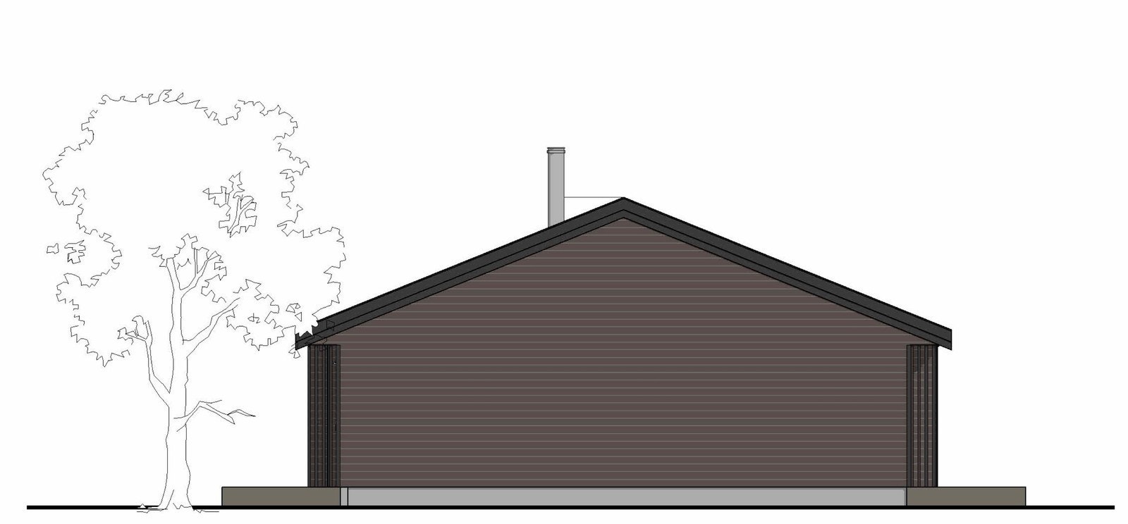 fasadetegning Galleribilde