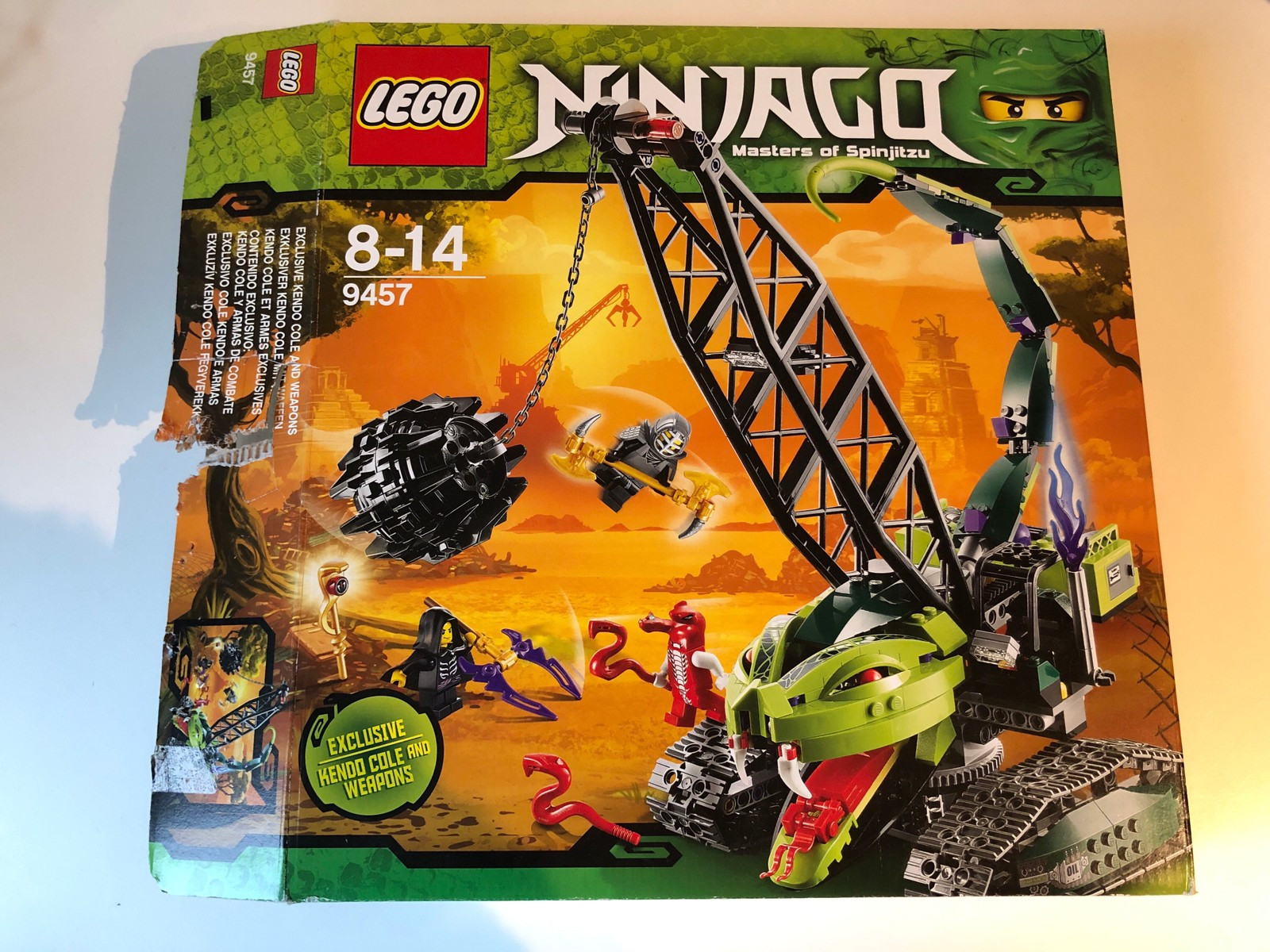 Lego Ninjago 9457 - Fangpyre Wrecking Ball (2012) | FINN torget