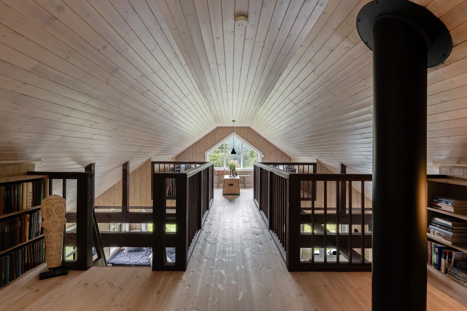 Loftplan syd gangbro mot sittegruppe Galleribilde