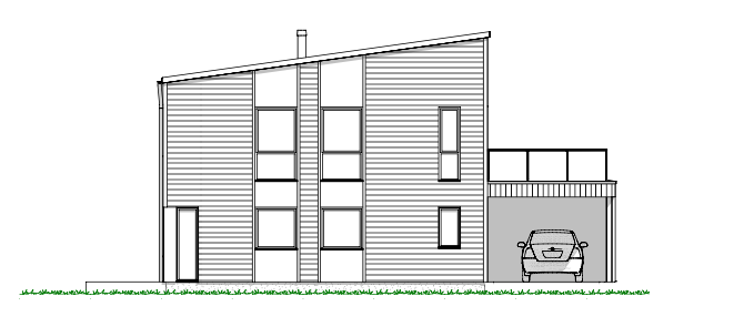 Fasade SørØst Galleribilde