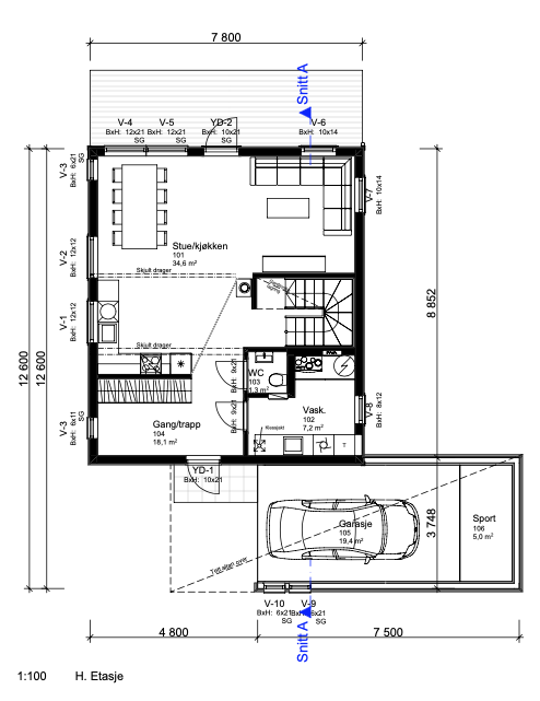 Hovedetasje Galleribilde