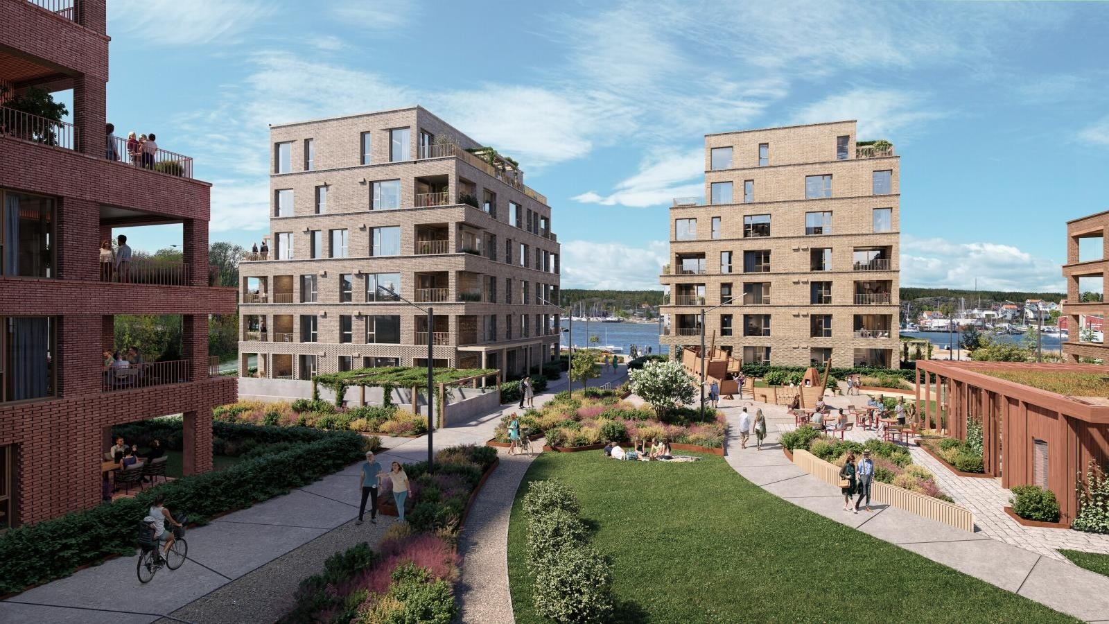 Vestvendt perle ved Vesterelva. Galleribilde