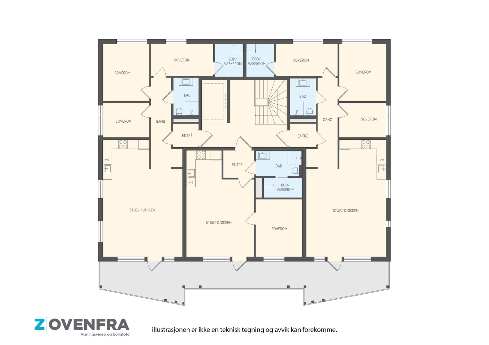 Plantegning 2 etg Galleribilde