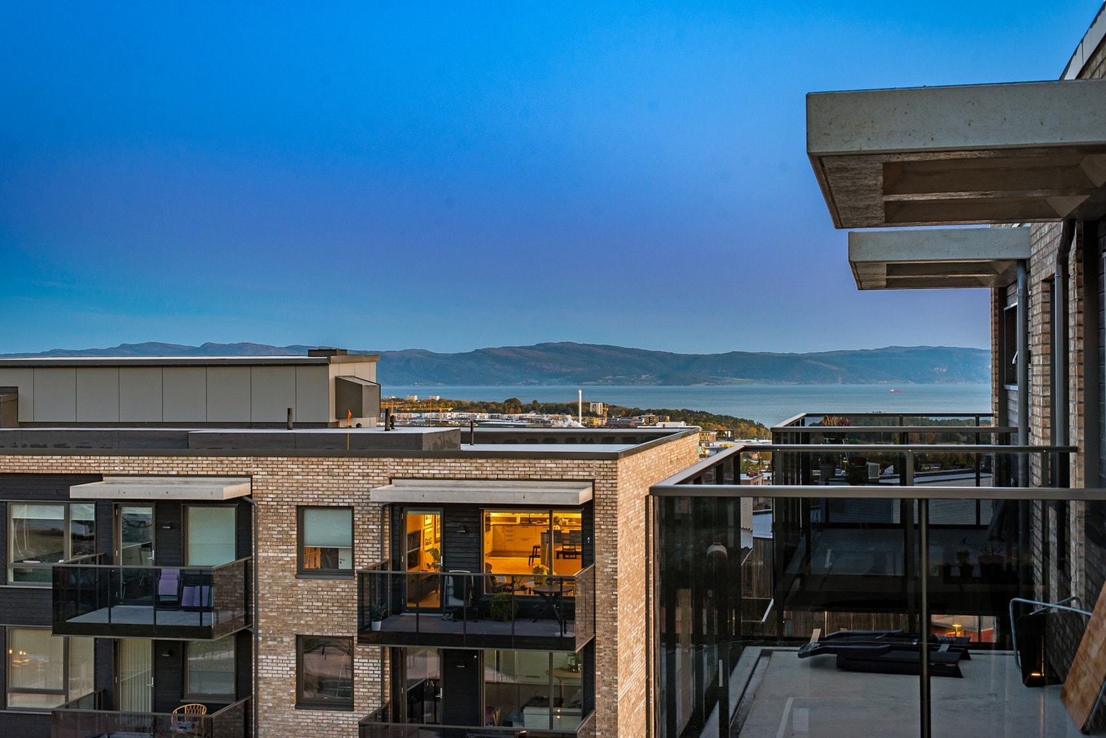 Flott utsikt fra balkongen! Galleribilde