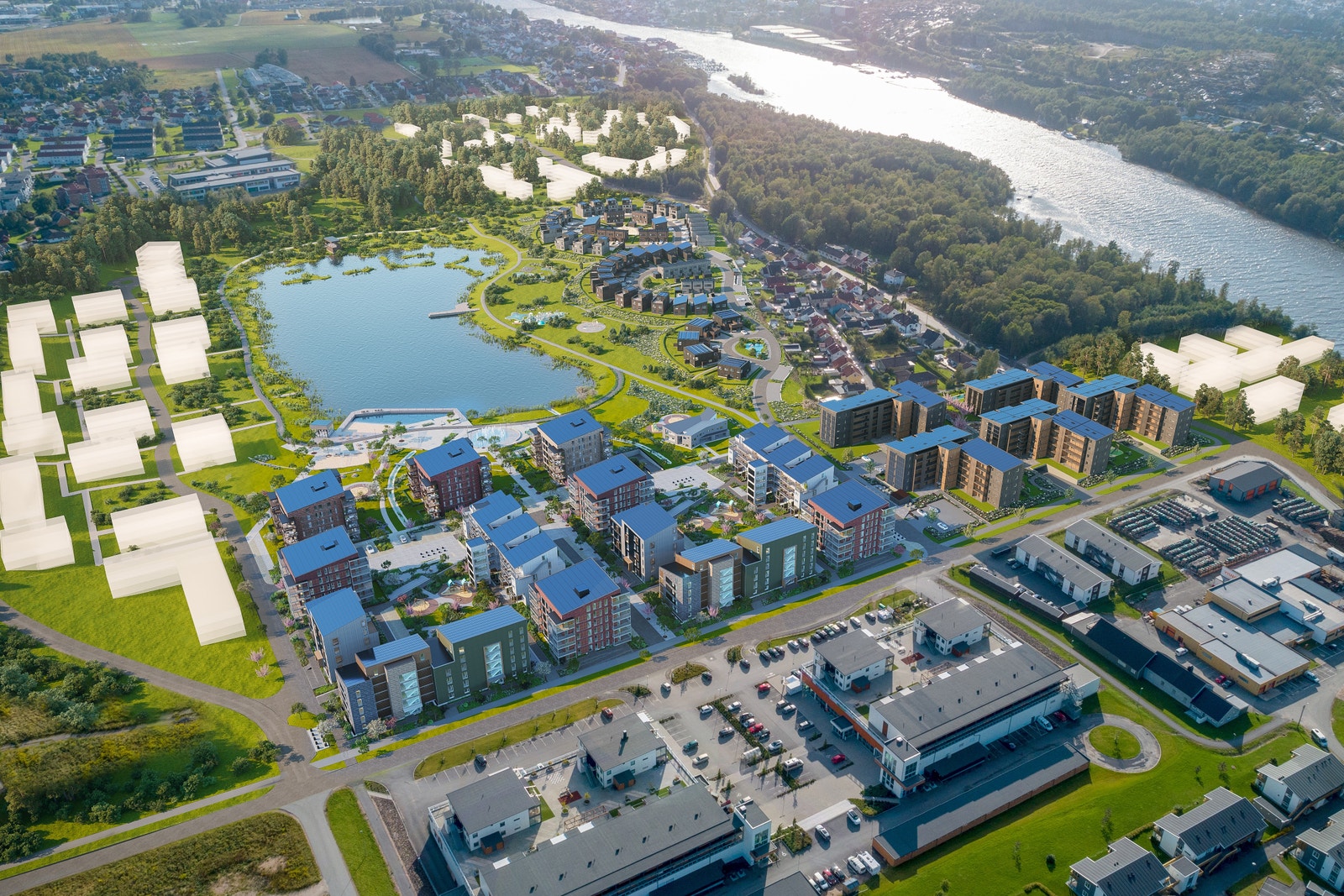 Illustrasjon av Verksbyen Galleribilde