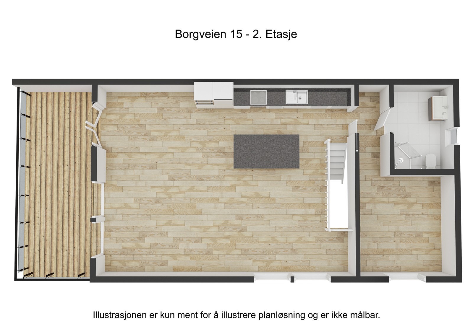 Borgveien 15 D, 2 etasje Galleribilde