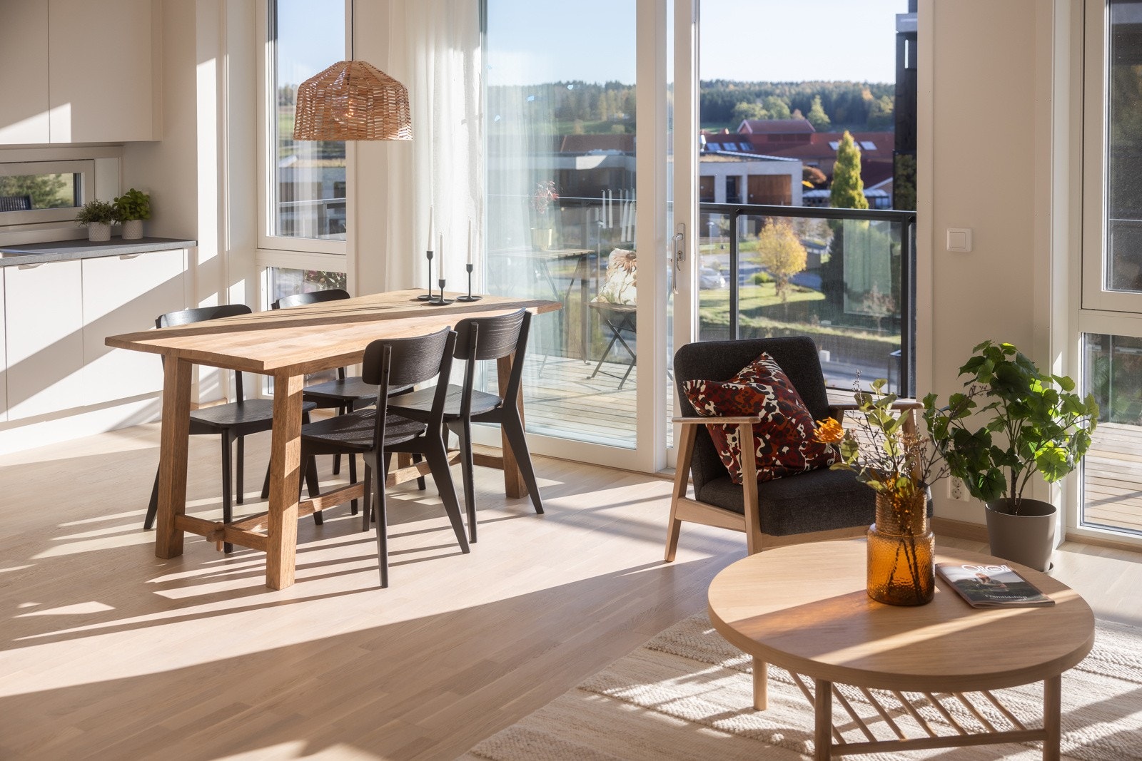 Velkommen til Brekketunet. Bilde fra leiliget E4028. Galleribilde